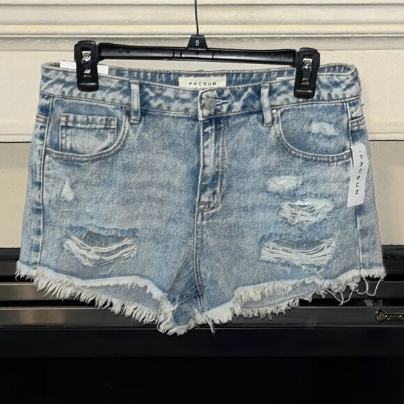 PACSUN High-Rise Festival Shorts Size 28 NWT - Picture 1 of 9